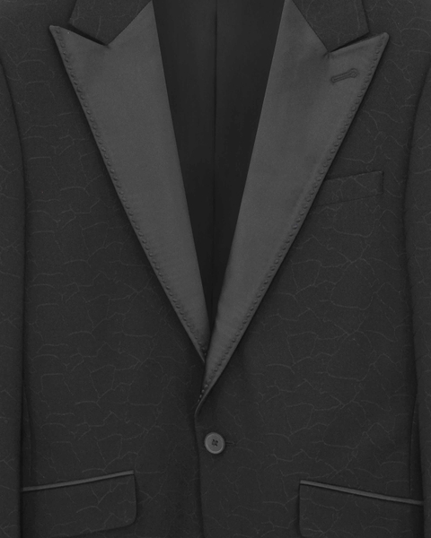 Áo Black Animal Tuxedo Blazer cx3