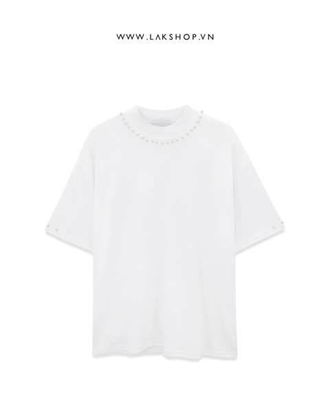 Oversized White Pearl T-shirt
