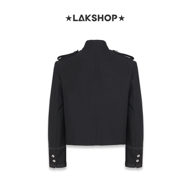 Áo Black Military-inspired Harris Marsina Jacket