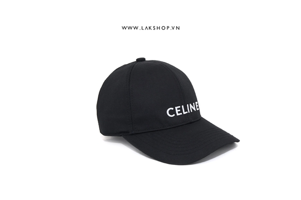 Celjne Black Logo Embroidered Baseball Cap