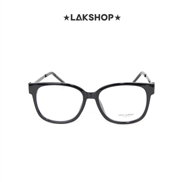 Kính S.L Plate Plain Black Frame Glasses