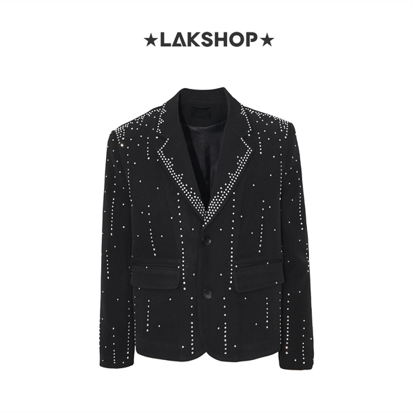 Áo Bling Bling Starry Black Blazer