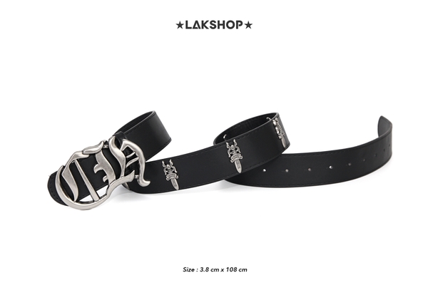 Thắt Lưng Black CH x Sword Logo Belt (3.8cm)