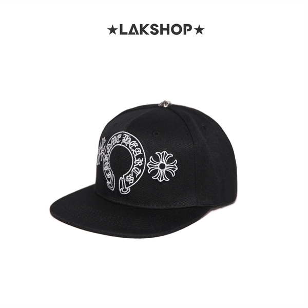 Mũ Black C.H Horseshoe Snapback Cap