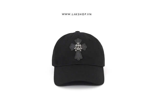 Cross Logo Black Baseball Cap