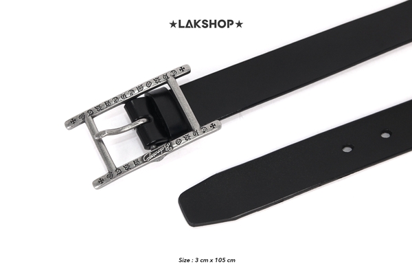 Thắt Lưng CH x 3Len Square Buckle Leather Belt 3cm