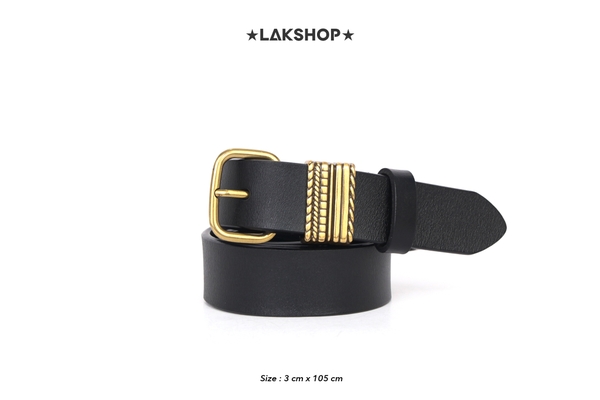 Thắt Lưng Gold Hublot Loop Belt In Patent Leather 3cm