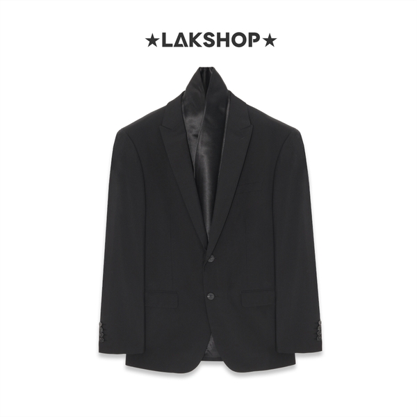 Áo GXG Black Double Collar Blazer 2 Lớp cổ -Chính Hãng)