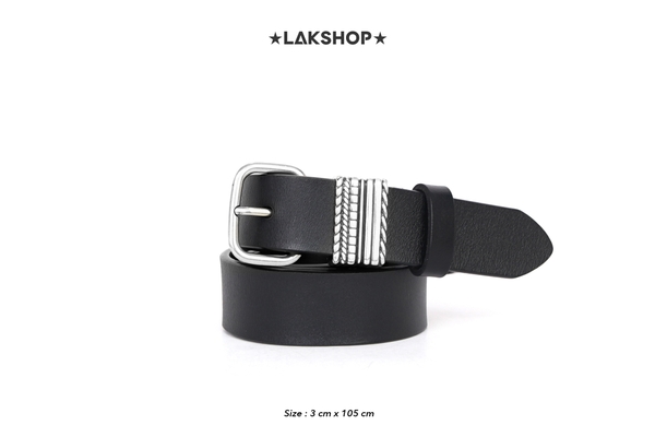 Thắt Lưng Silver Hublot Loop Belt In Patent Leather 3cm