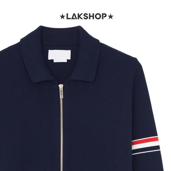 Áo Navy RWB-Stripe Long Sleeved Zipped Jacket
