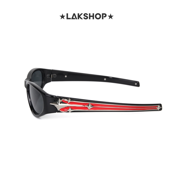 Kính Paso Black/Red Sunglasses