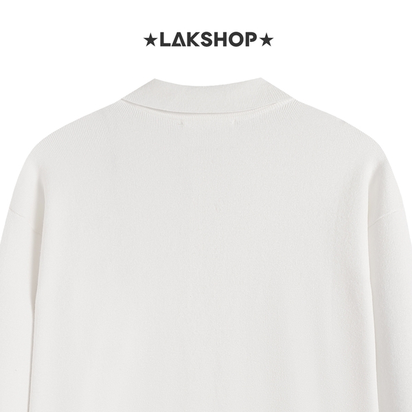 Áo White A Small Heart Logo Polo Shirt