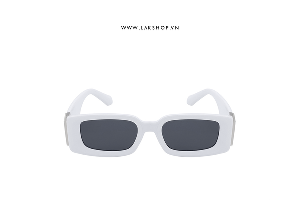 OW Logo White Sunglasses