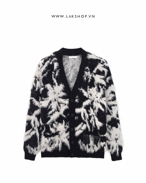 Áo Black & White Tassels Hawaiian Cardigan cs2