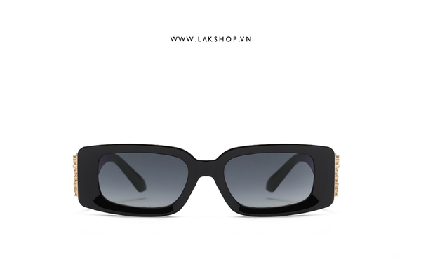 OW Big Logo Gold/Black Sunglasses