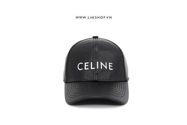 Celjne Faux Leather Baseball Cap