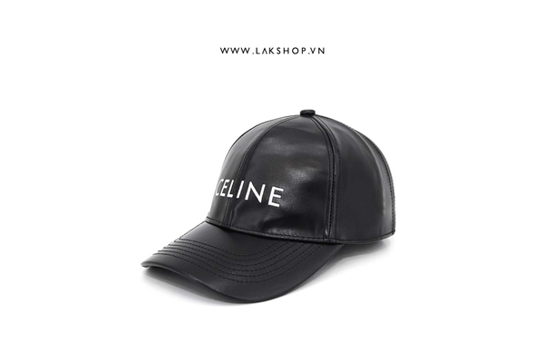 Celjne Faux Leather Baseball Cap