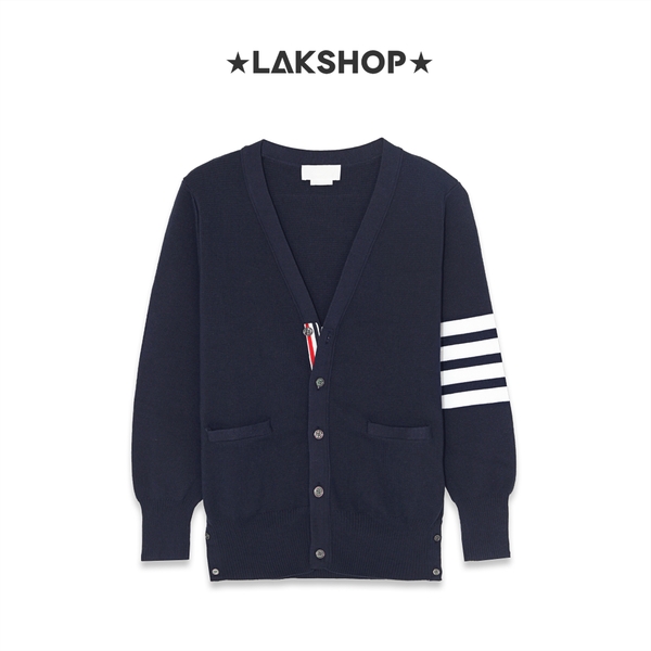 Áo TB Navy 4-Bar Classic V-neck Cardigan