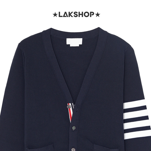 Áo TB Navy 4-Bar Classic V-neck Cardigan