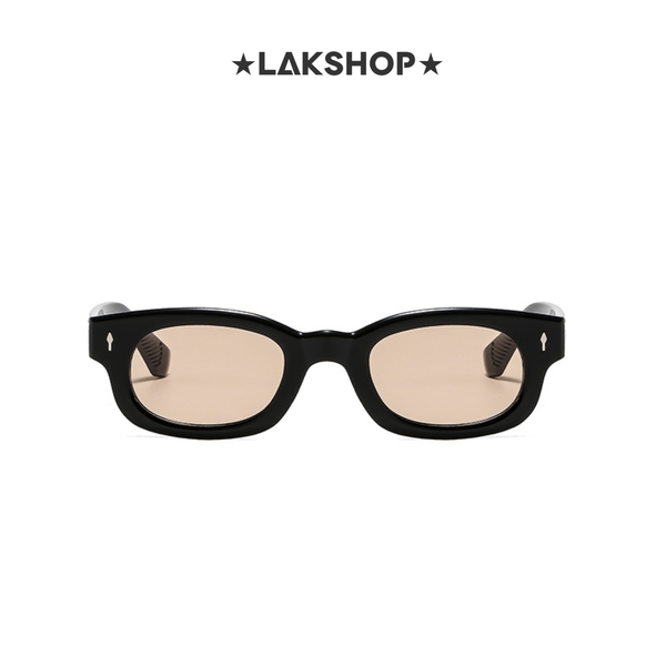 Kính Black Yellow Rectangular Shape Sunglasses