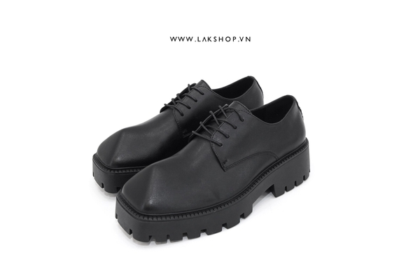 Giày Black Leather Rhino Derby Shoes css3