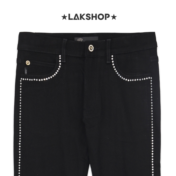 Quần VSC Medusa Stud Black Skinny