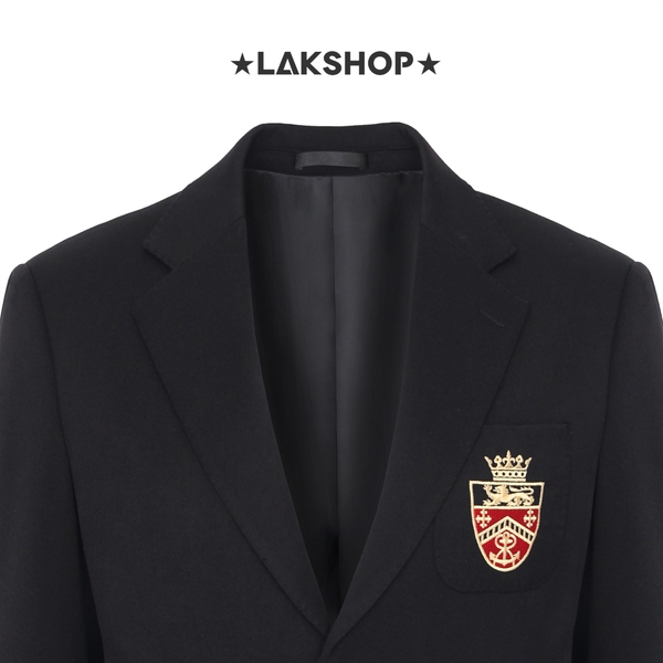 Áo Black School Uniform Blazer Badge