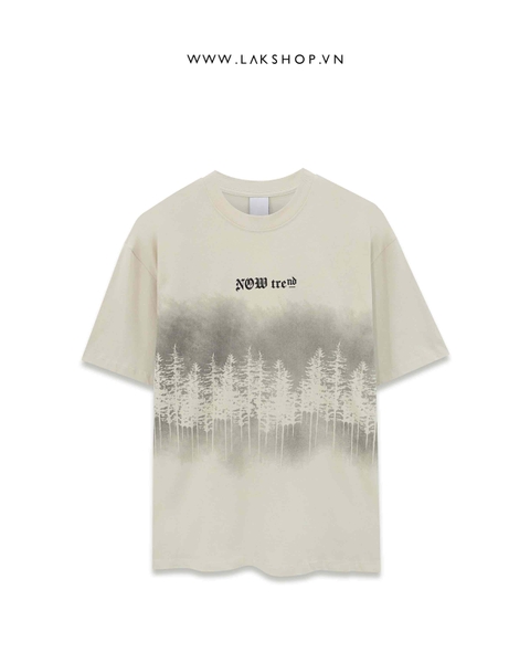 Begie Forest Grapphic Print T-Shirt