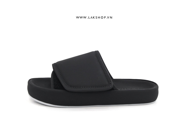 P.R.D Soft Padded Nappa Slides in Black