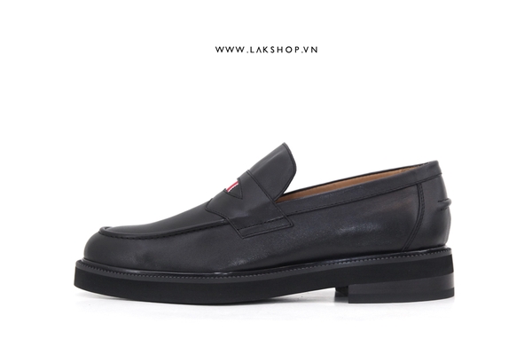 Giày TB Pebbled Leather Penny Loafers in Black css3