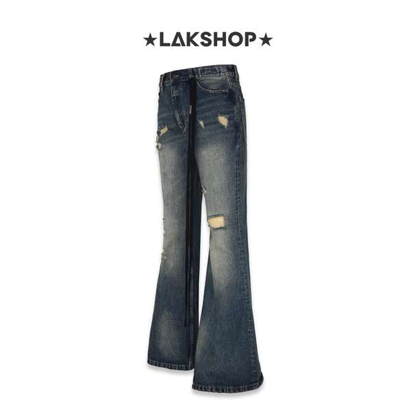 Quần Ann Toos Flare Bootcut Distressed Jeans