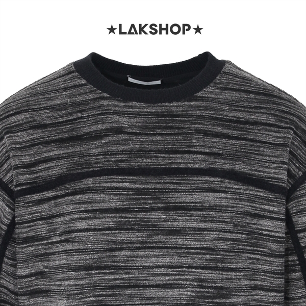 Áo Grey Smoke with Fur Trim Sweatshirt