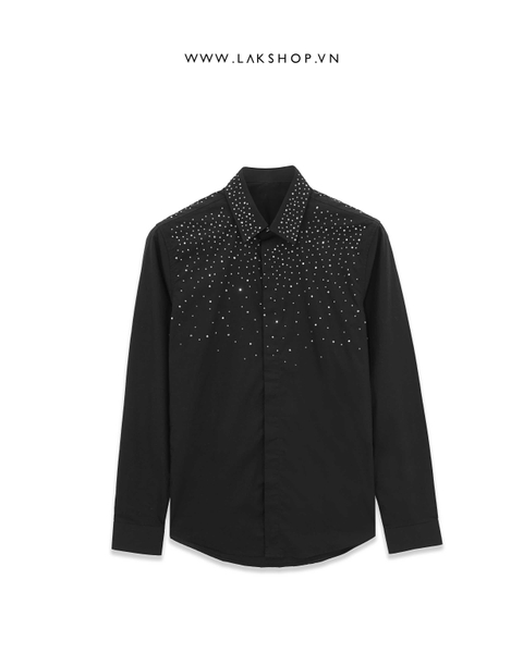 Áo Bling Bling Stone Black Shirt