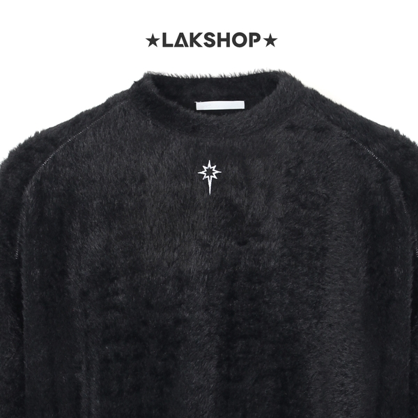 Áo Black Fur Sweater