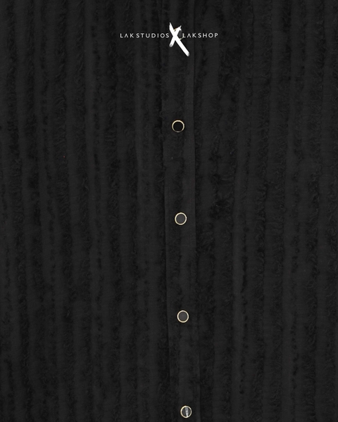 Áo Lak Studios Tassels Striped  Shirts cx2