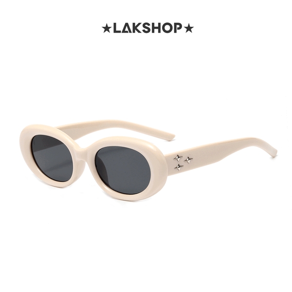 Kính Kính Cream White Oval 3Star Eve 01 Sunglasses