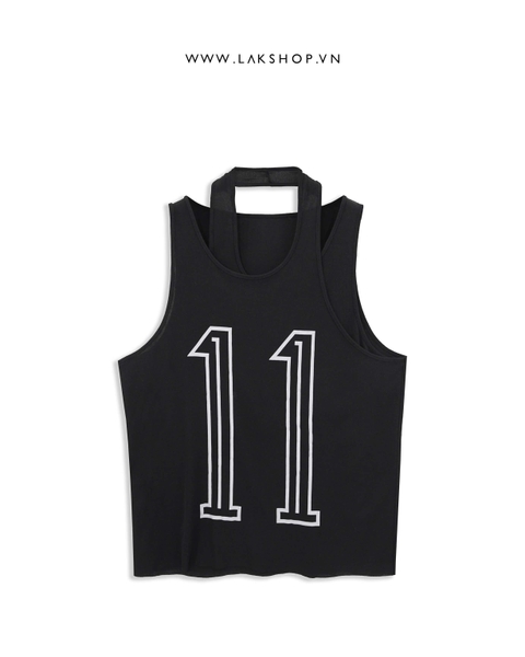 Áo Oversized 11 Double Tanktop in Black