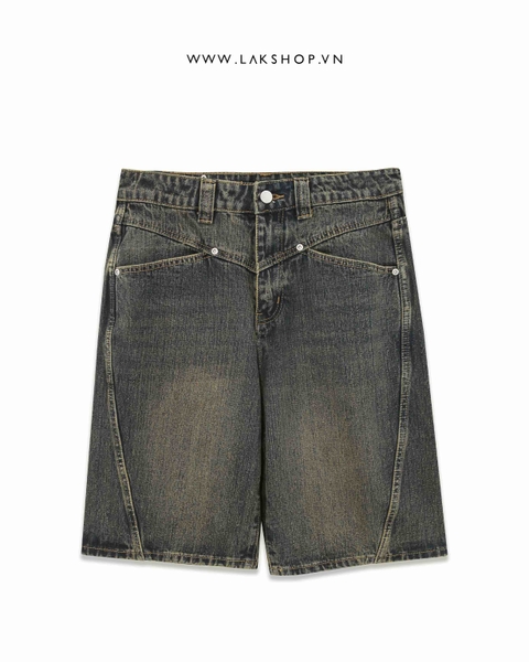 Blue/ Yello Jorts Denim Short