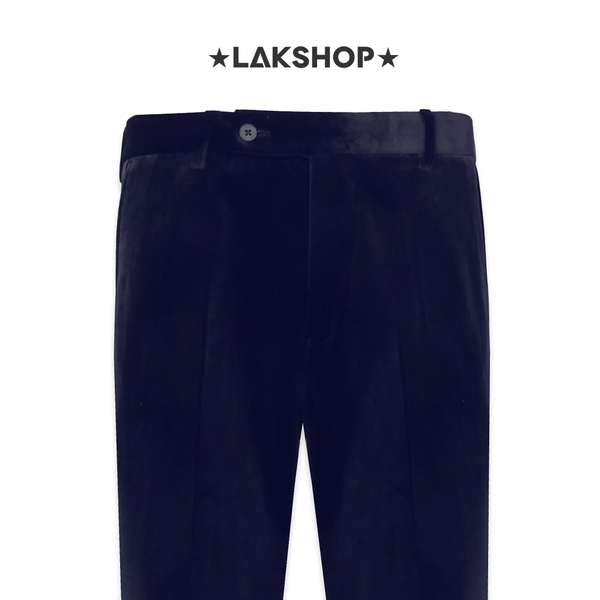 Quần Navy Velvet Trouser