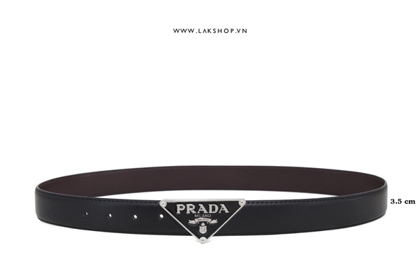 Thắt Lưng Prada Triangle Logo Buckle Belt (3.5cm)