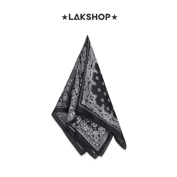 Khăn Paisley Black Bandana Scarf