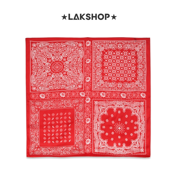 Khăn Paisley Red Bandana Scarf