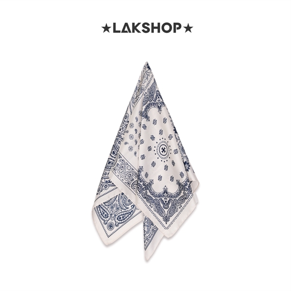 Khăn Paisley Cream White Bandana Scarf