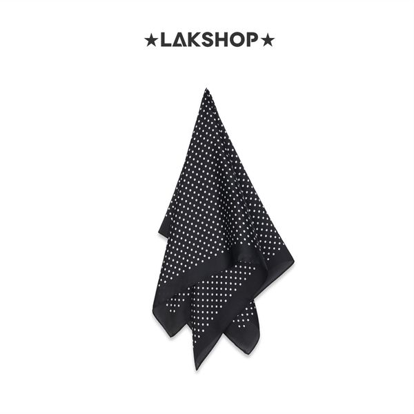 Khăn Polka Dot Black Bandana Scarf