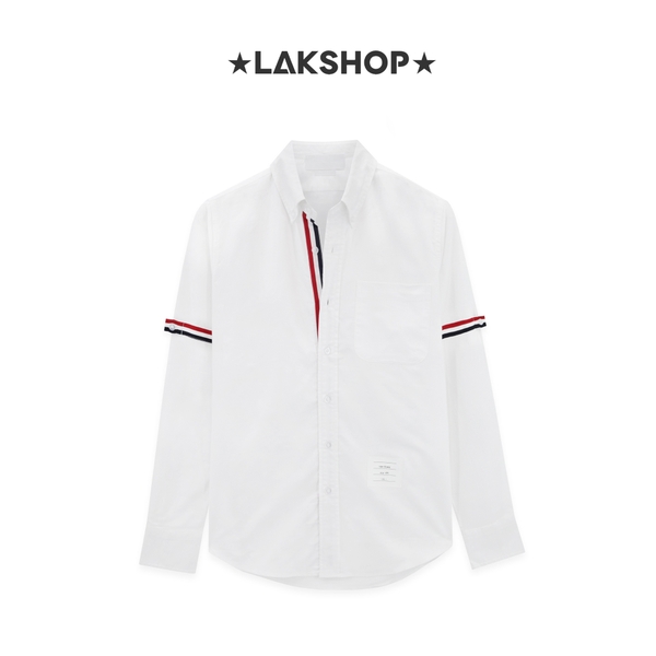 Áo TB 2in1 Grosgrain Placket x RBW Armband Oxford Shirt