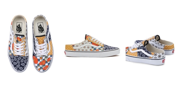 Giày Vans Mule Old Skool Pattern Mix Multi - VN0A4P3Y6V2