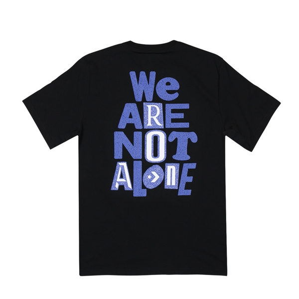 Áo Converse We Are Not Alone Tee - Black - 10018178001