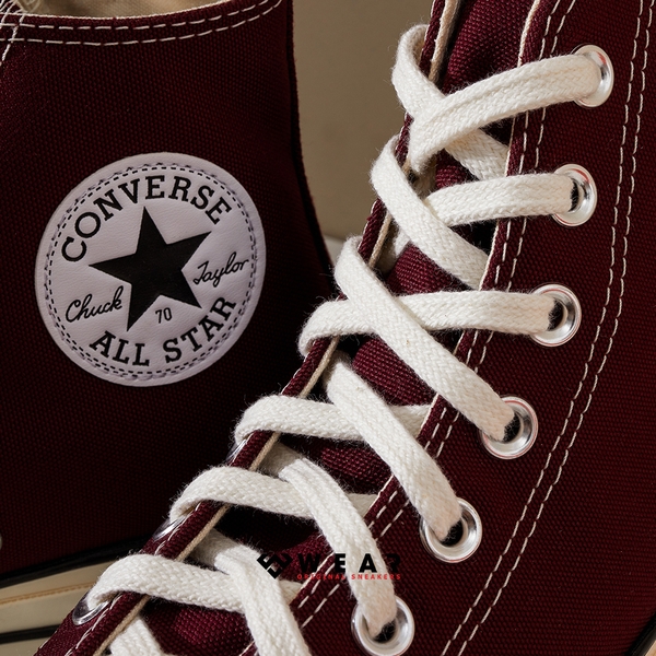 Giày Converse Chuck 70 Vintage Canvas Deep Bordeaux - 171567C