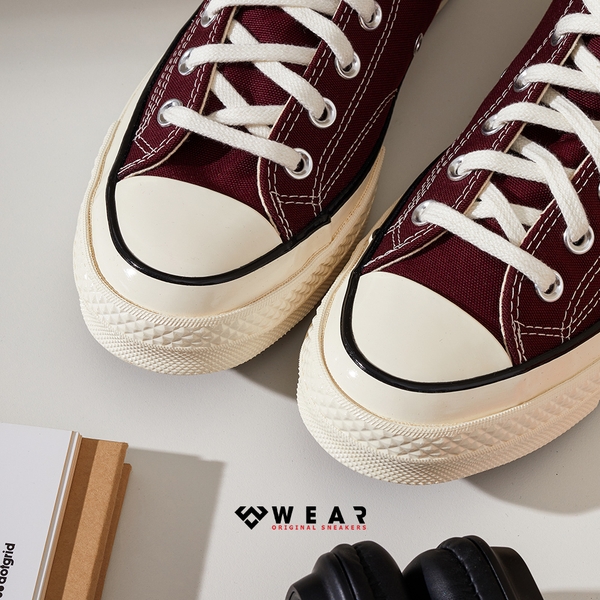 Giày Converse Chuck 70 Vintage Canvas Deep Bordeaux - 171570C