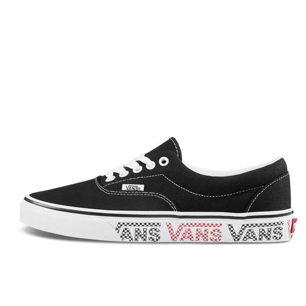 Giày Vans Era Checker Logo Black - VN0A38FRWQ0